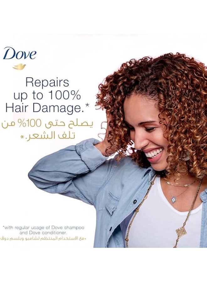 دوف شامبو دوف للعناية بالزيوت المغذية، عناية مغذية لشعر أكثر نعومة بنسبة تصل إلى 100%، 400 مل + بلسم، 320 مل - Image 2